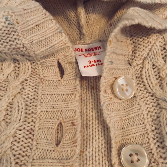 3-6m neutral Baby Girl Knit Set - Picture 3 of 6